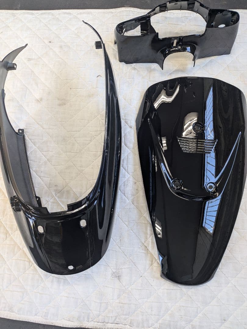 スズキ　レッツ2 後期 外装セット　新品未使用品　社外品　黒 CA1PA