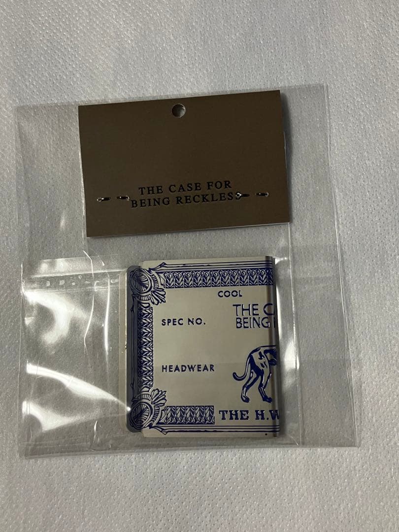 THE H.W. DOG&CO. MONEY CLIP マネークリップ 銀 青