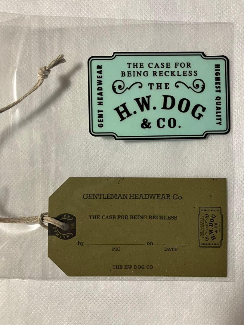 THE H.W. DOG&CO. MONEY CLIP マネークリップ 銀 青