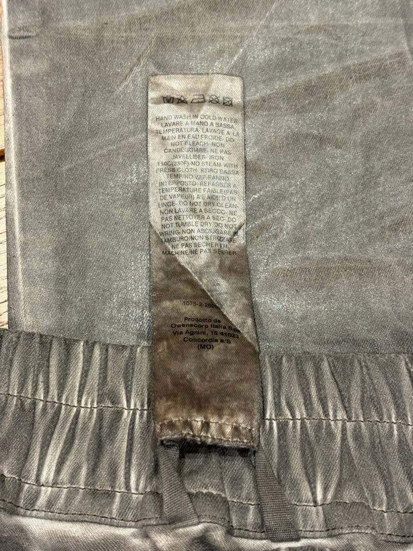 パンツ Rick Owens DRKSHDW CARGO BELAS S