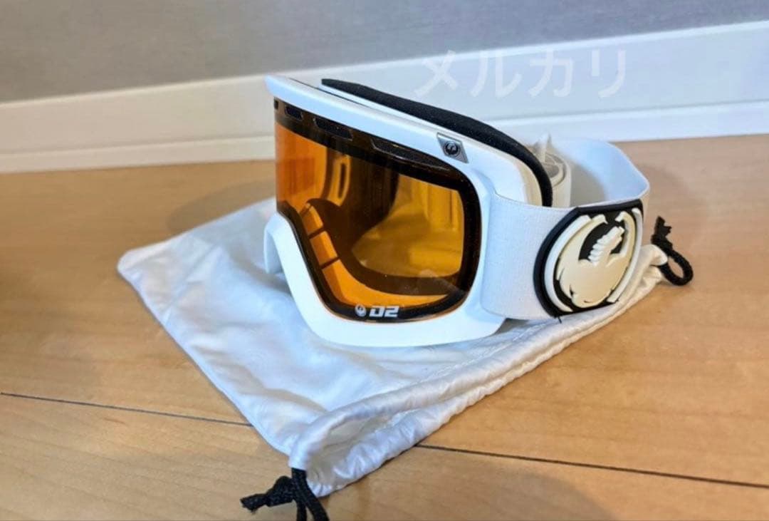 未使用　Dragon D2 ゴーグル オレンジレンズ 収納袋付き 箱ダメージ有り