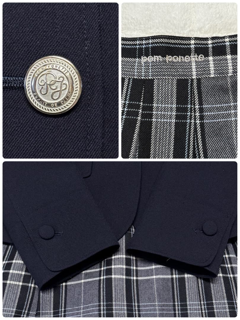 卒服　ポンポネット 卒業入学式お受験フォーマルセット　150 【匿名配送】