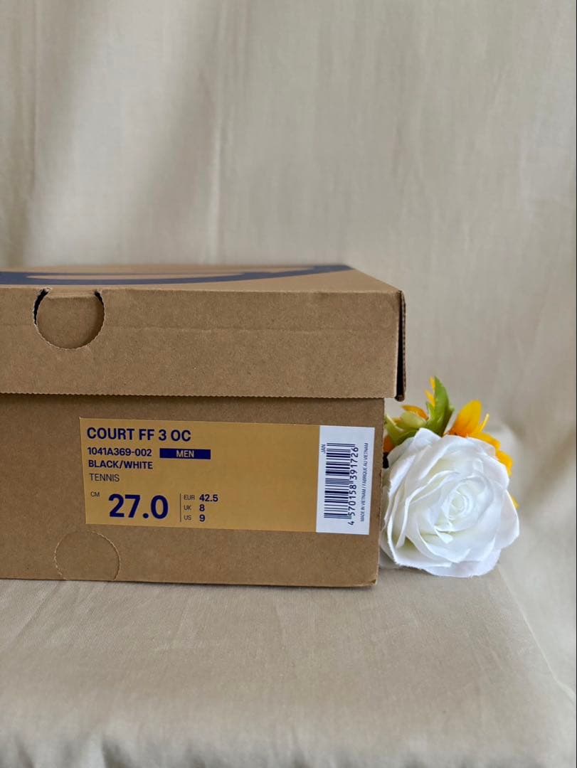 アシックス新品箱入り⭐️COURT FF 3 OCオムニ・クレーテニスシューズ競技