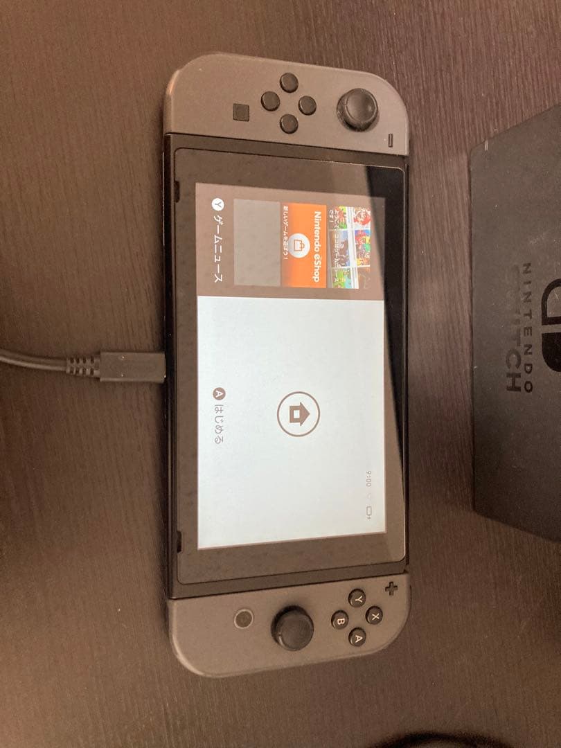 Nintendo Switch 本体 グレー　動作確認済