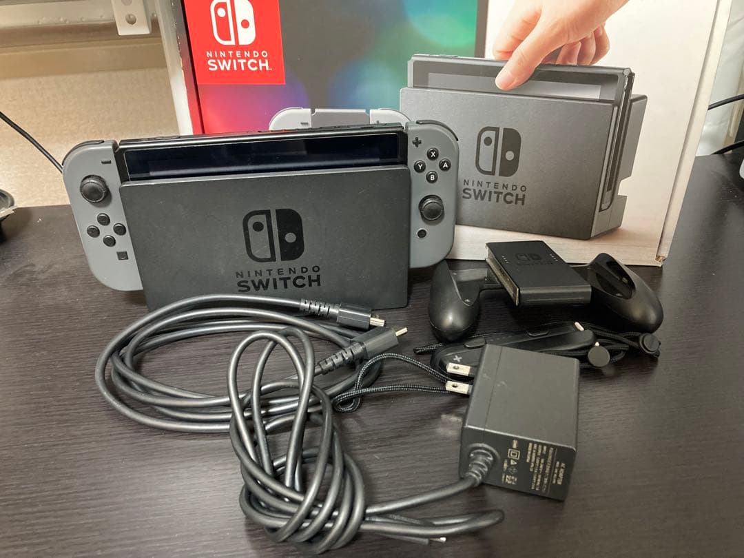 Nintendo Switch 本体 グレー　動作確認済