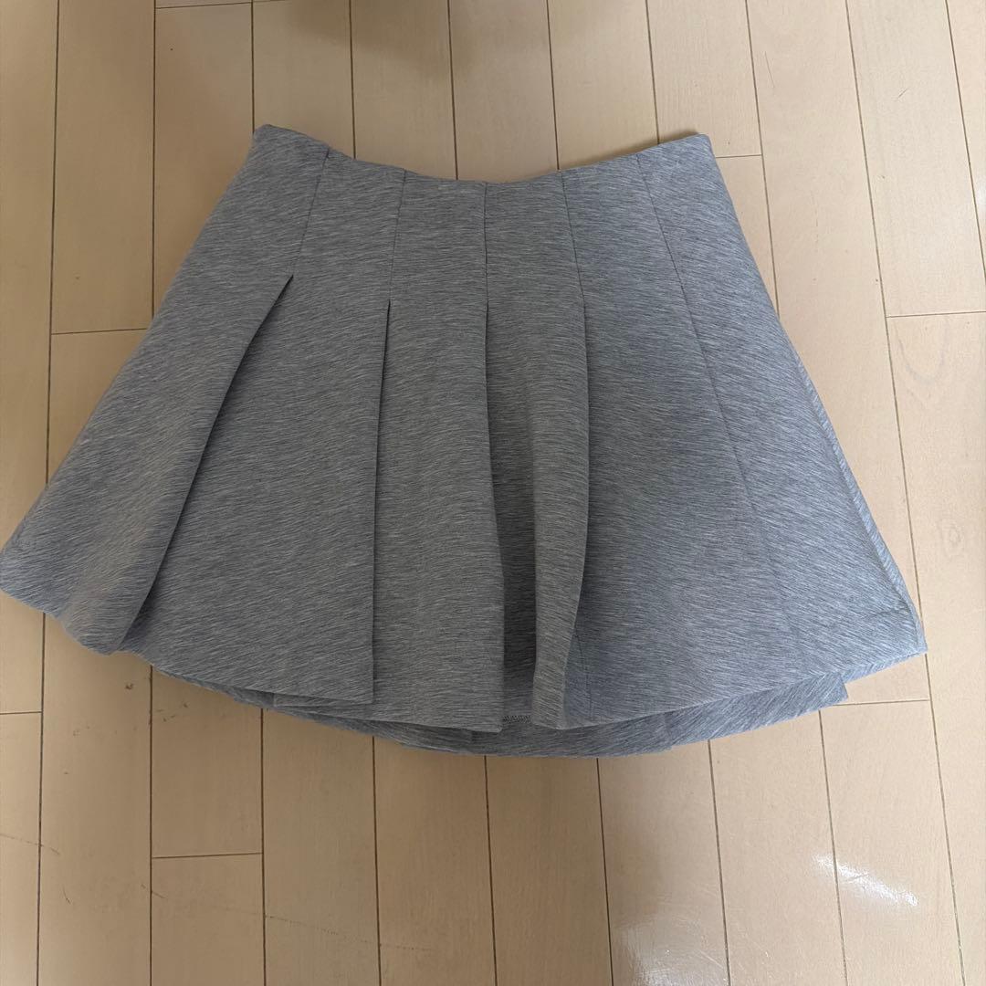 thetoe Marylebone Pleats Skirt グレーM