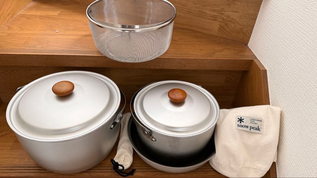 廃盤　希少　スノーピーク　ダイナエッグ　cs-300 鍋フライパンセット
