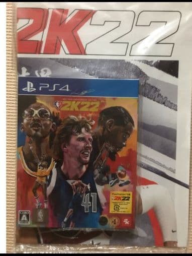 NBA 2K22 NBA 75周年記念エディション PS4 予約特典ポスター付き
