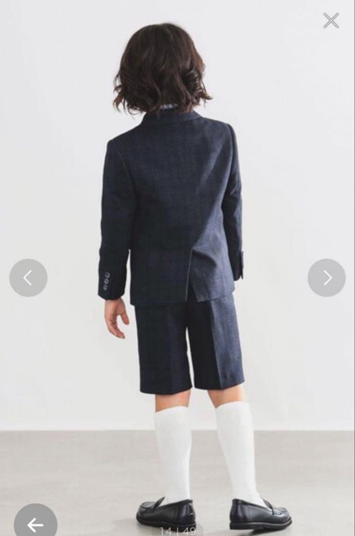 《美品》B：MING BY BEAMS 120 フォーマル