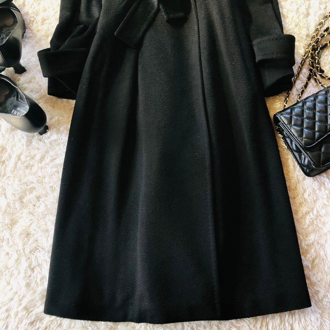 美品✨近年マックスマーラ マニュエラコート カシミヤ100% ブラック 40