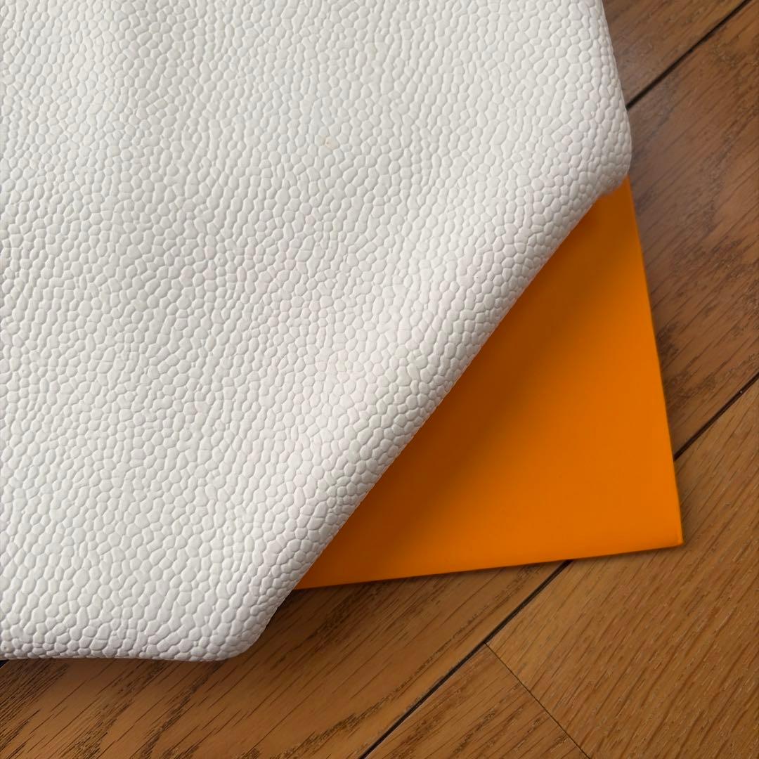 極美品　エルベシャプリエ 707GP ブラン×シルバー　 舟型トート 限定カラー