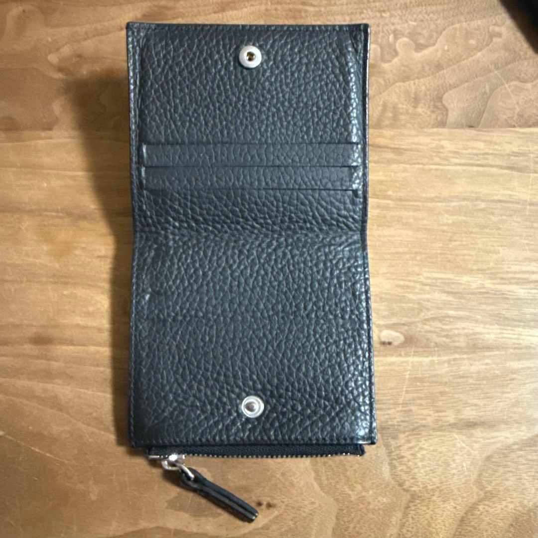 MM6 ブラック 二つ折り財布　マルジェラ