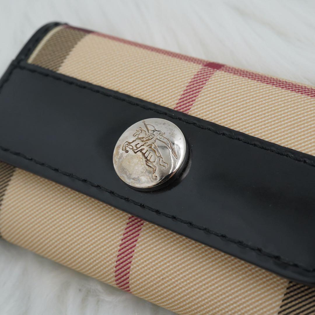 未使用品　箱付き　BURBERRY LONDON キーケース　ノバチェック　希少