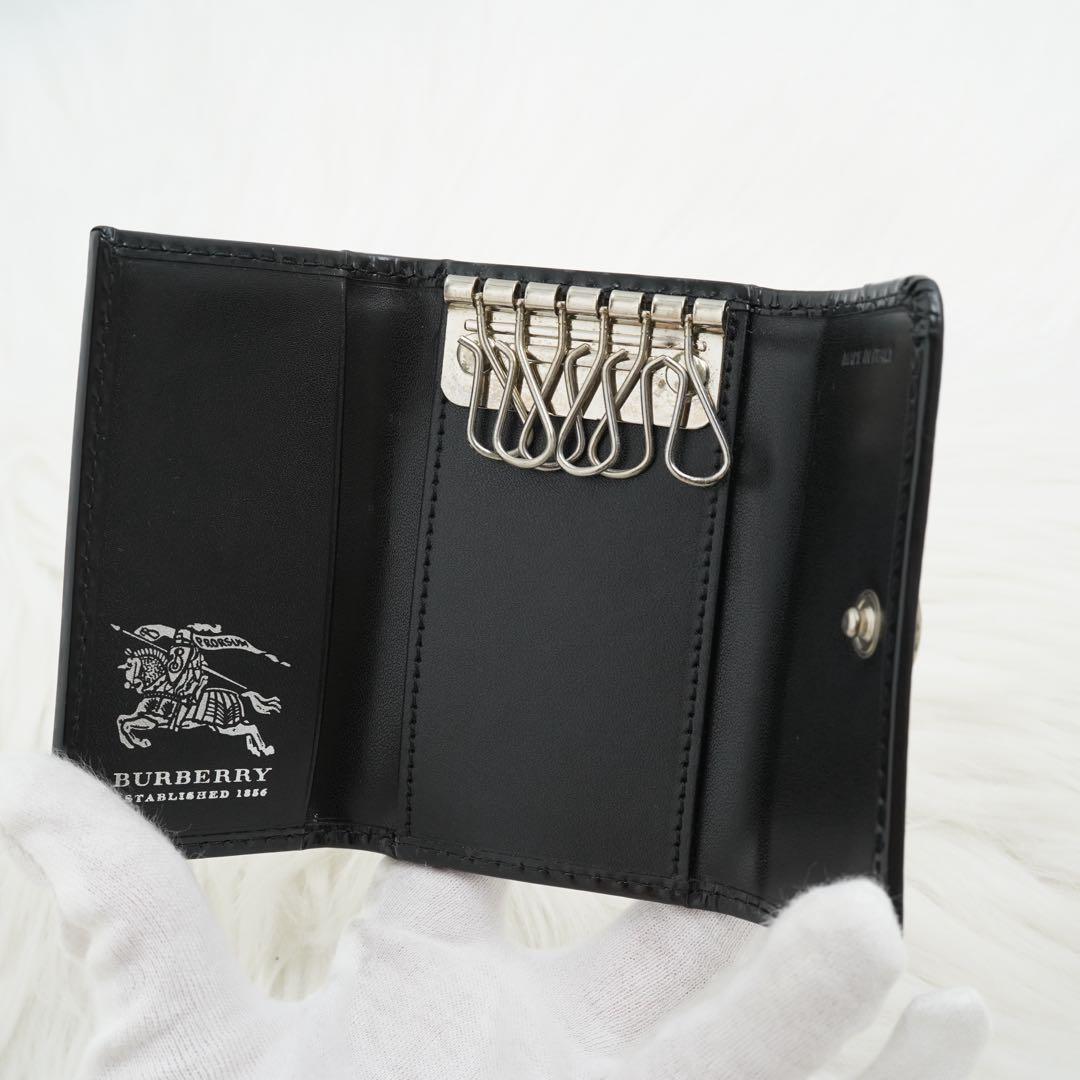 未使用品　箱付き　BURBERRY LONDON キーケース　ノバチェック　希少