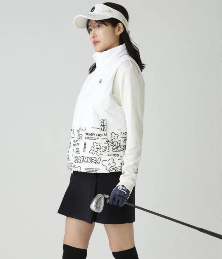 パーリーゲイツ　PG 新品ダウンベスト2025新作　アウター