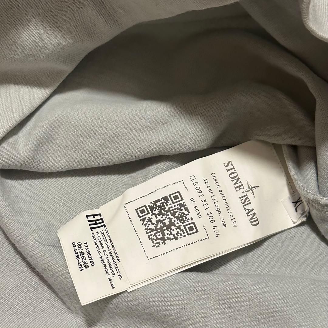 STONE  クルーネックカットソー GREY