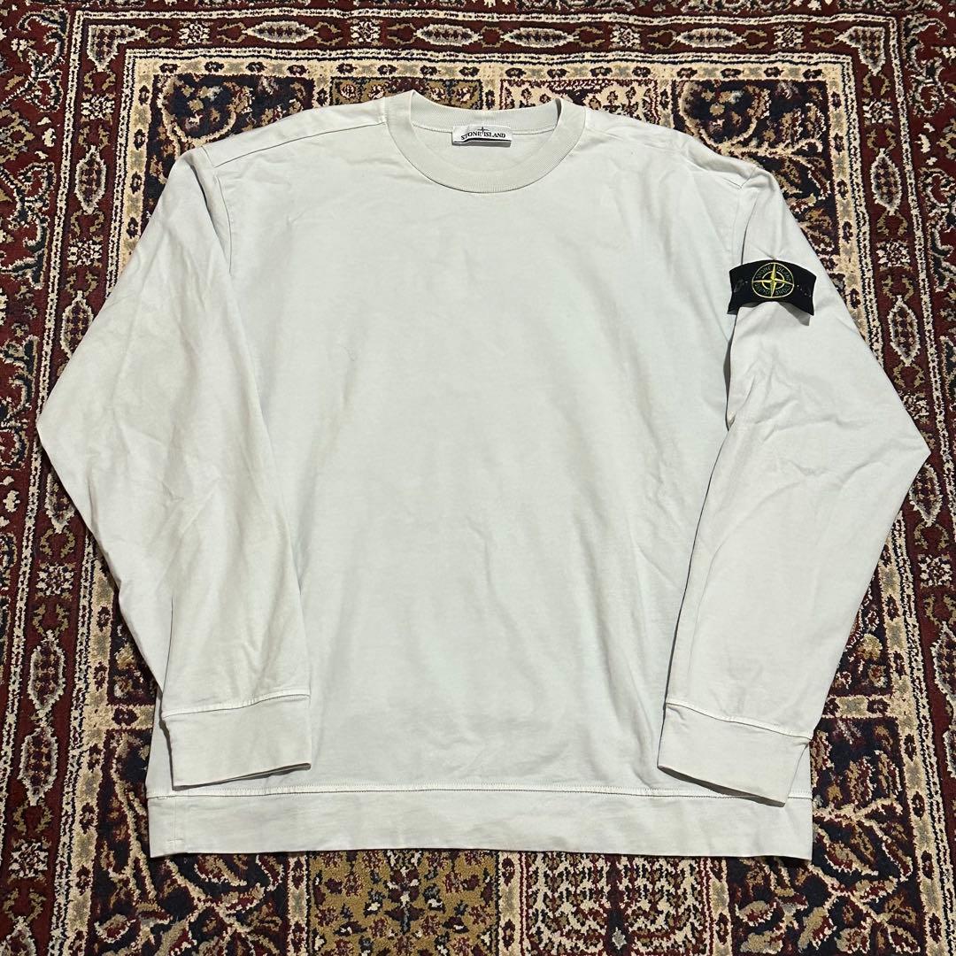 STONE  クルーネックカットソー GREY