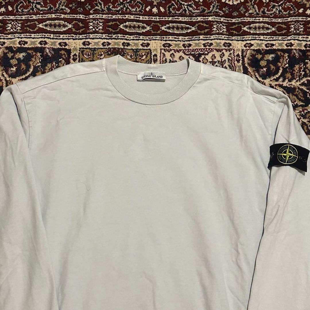 STONE  クルーネックカットソー GREY