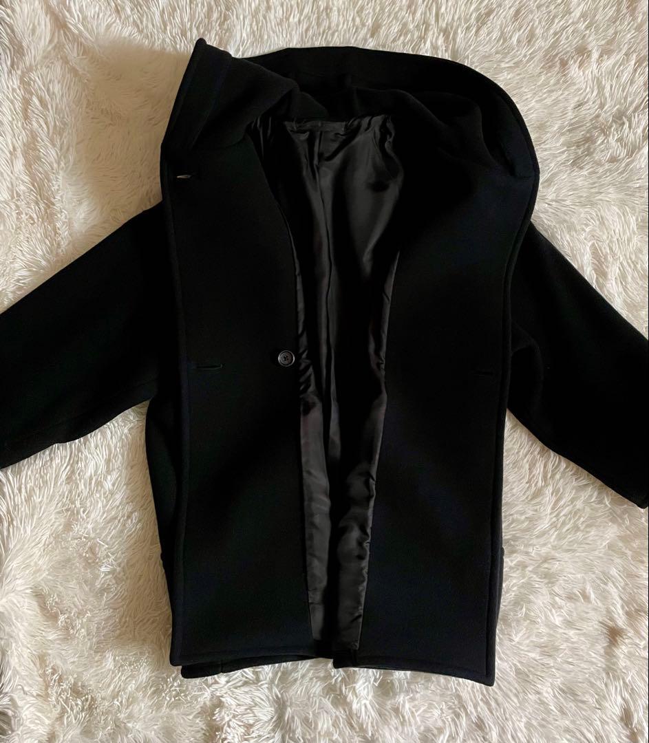 AP STUDIO ライトモッサオーバーフーディーコート　ブラック36