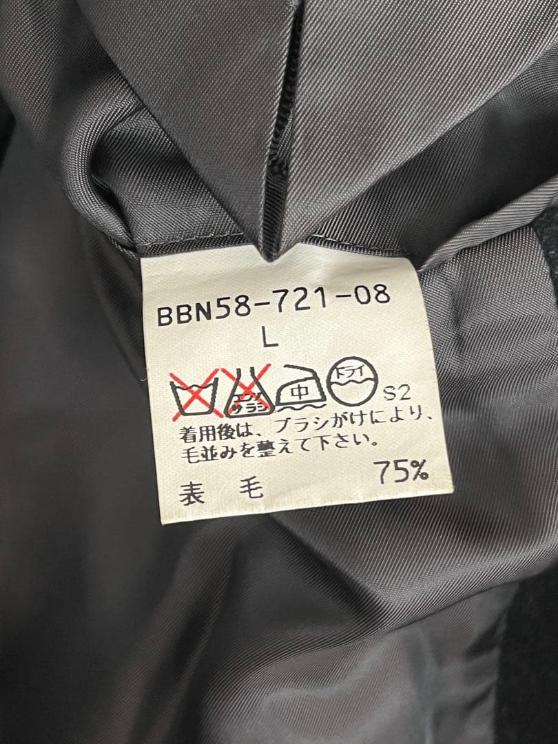 美品 Burberry バーバリー ウール アンゴラ L