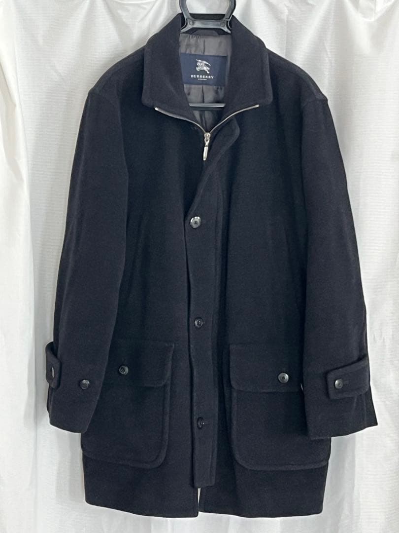 美品 Burberry バーバリー ウール アンゴラ L