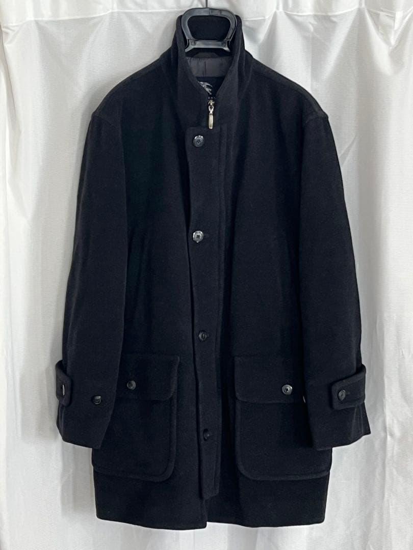 美品 Burberry バーバリー ウール アンゴラ L
