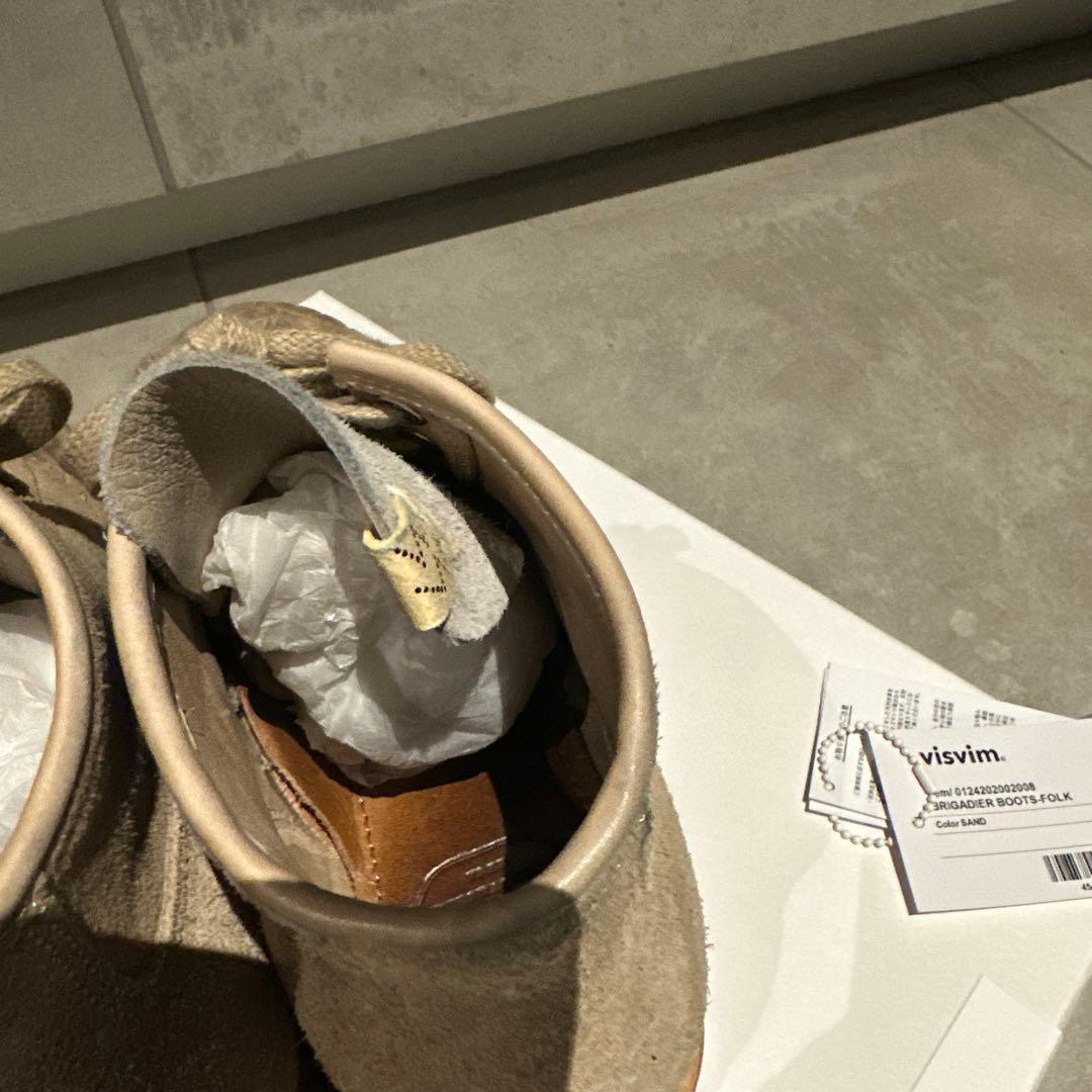 靴 visvim BRIGADIER BOOTS-FOLK/SAND/size M8