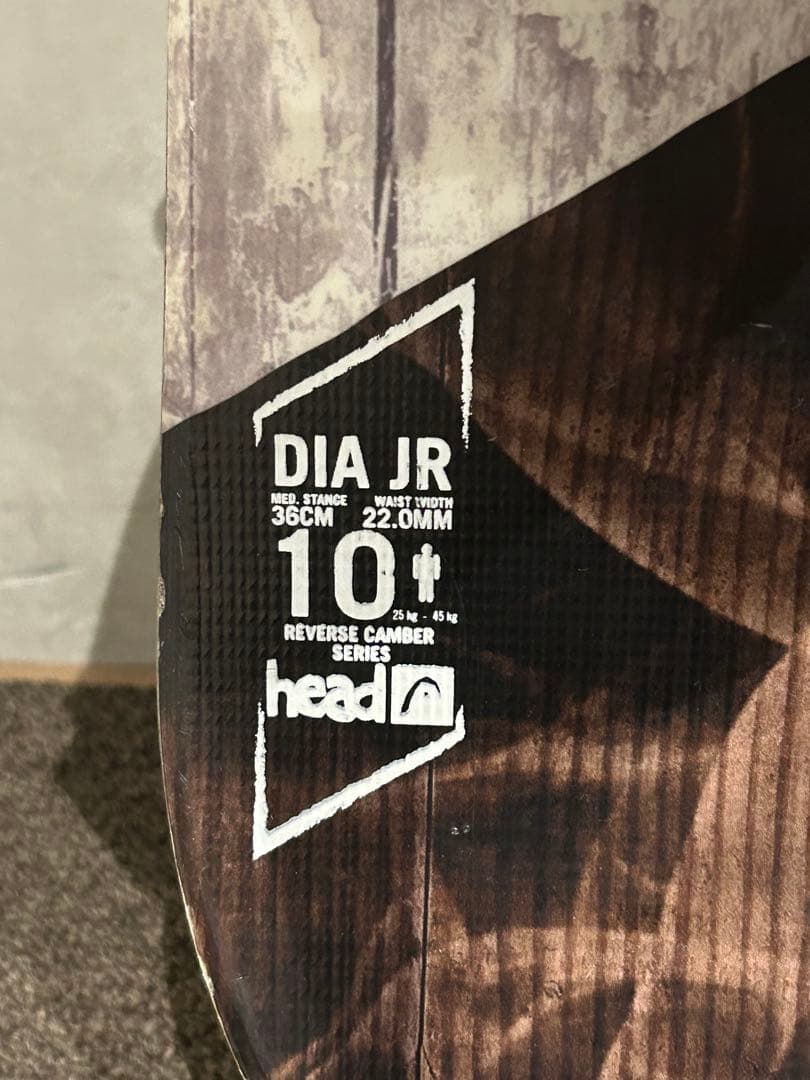 は*る様 HEAD キッズ用　板110cm&ビンディング 2点セット