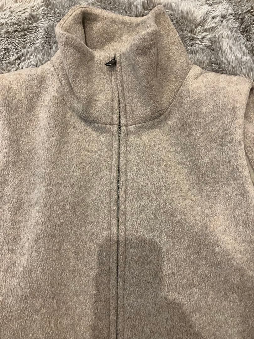 ETRE TOKYO メルトンフリースベスト ベージュ系