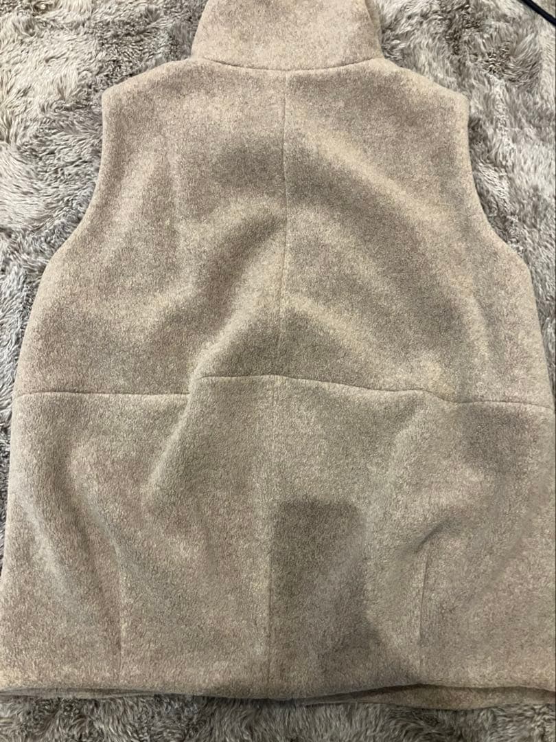 ETRE TOKYO メルトンフリースベスト ベージュ系