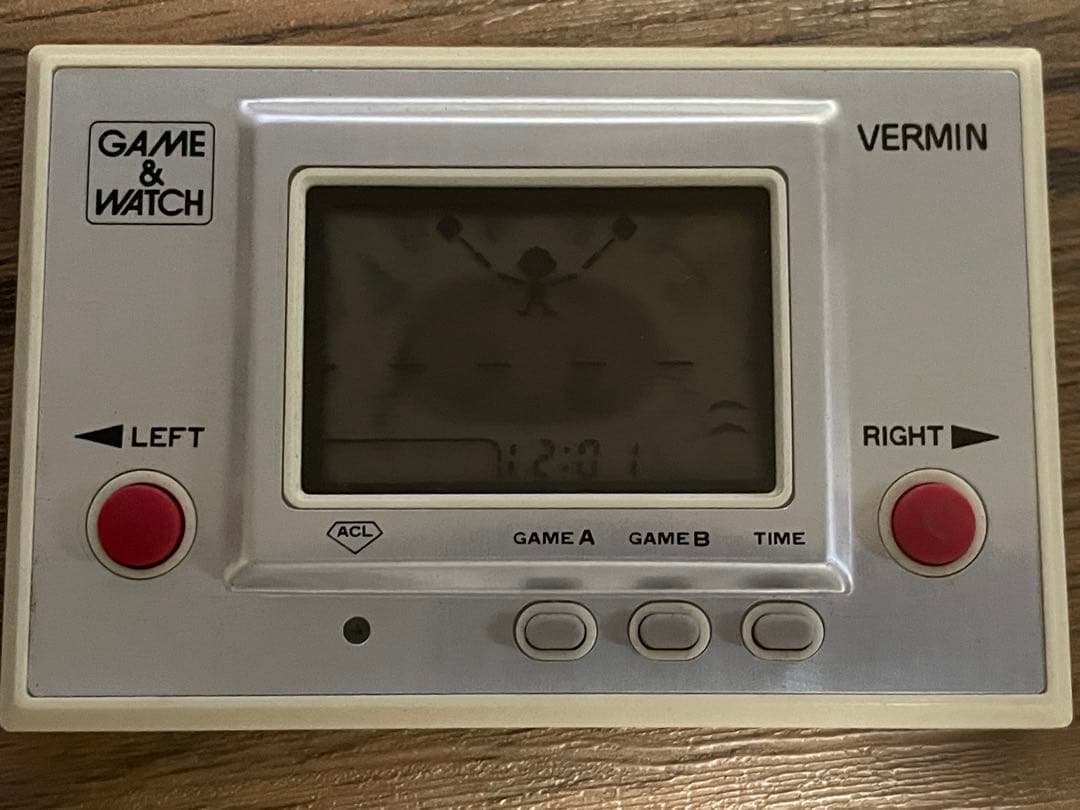 レトロ　任天堂 ゲーム&ウォッチ VERMIN バーミン　可動品