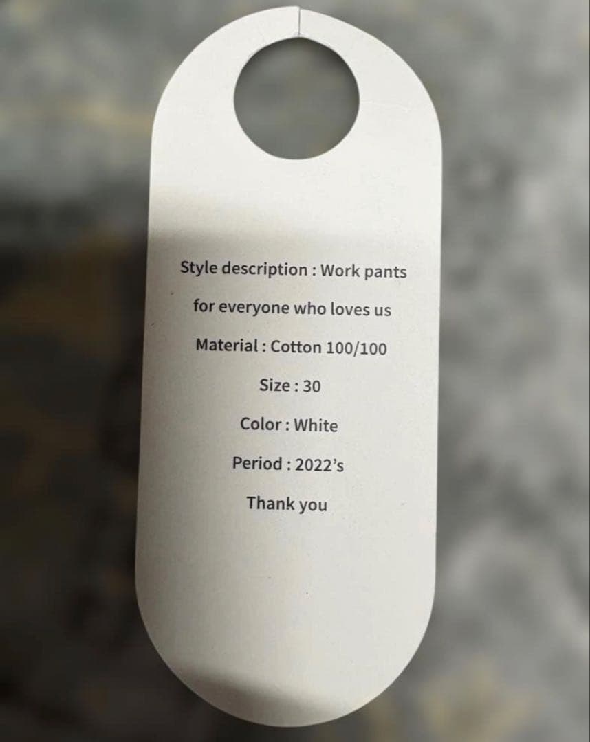 tattoo studio YAMADAワークパンツ　30