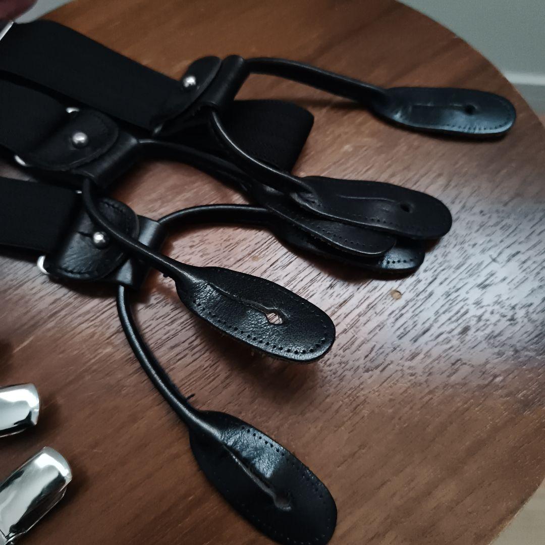  THURSTON: 2.5cm サスペンダー　ブラック