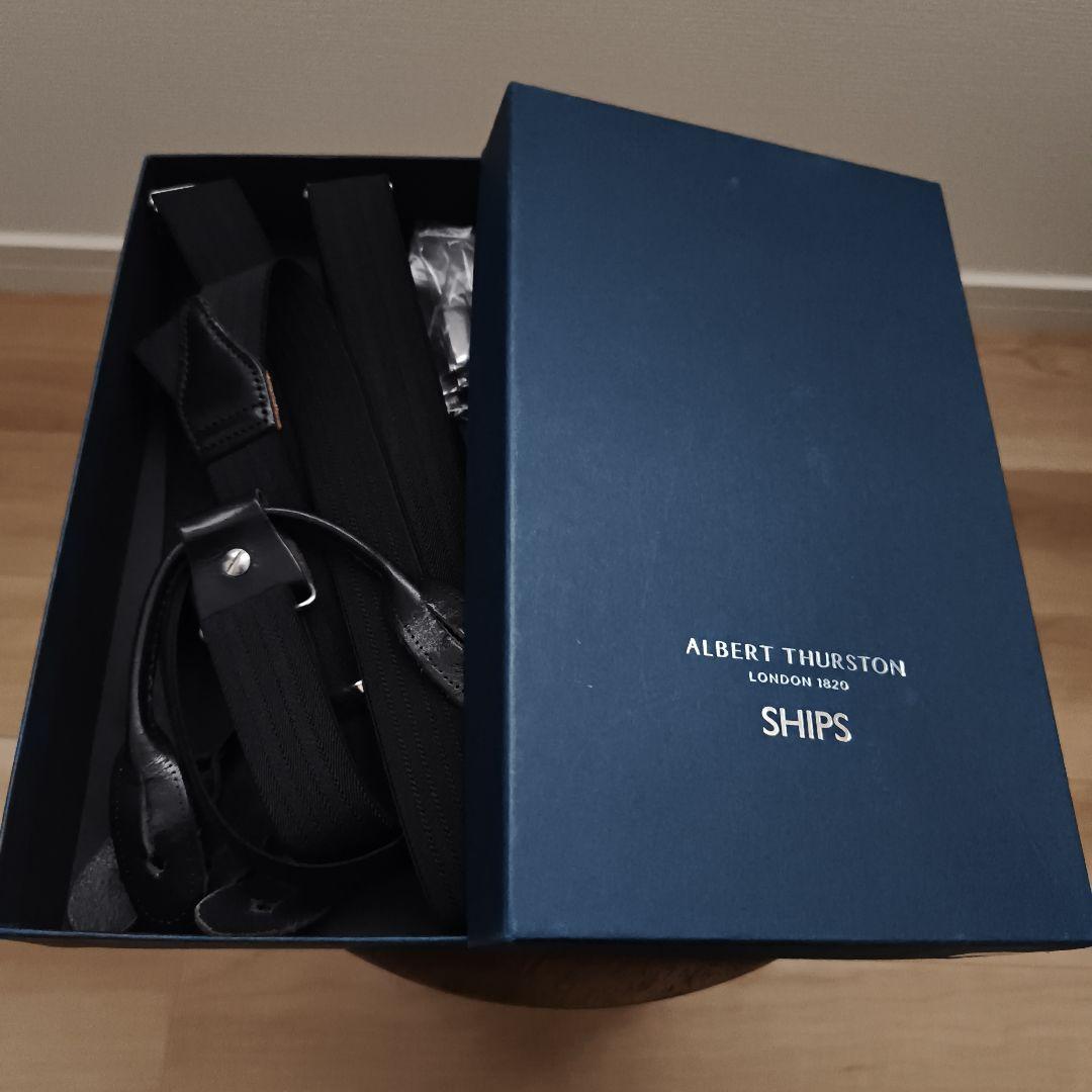  THURSTON: 2.5cm サスペンダー　ブラック