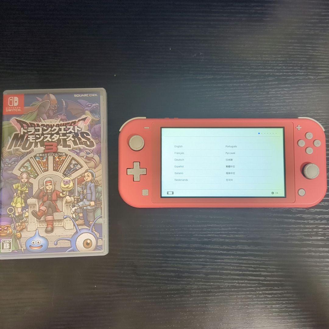 ジャンク）スイッチライト　ピンク本体とソフト