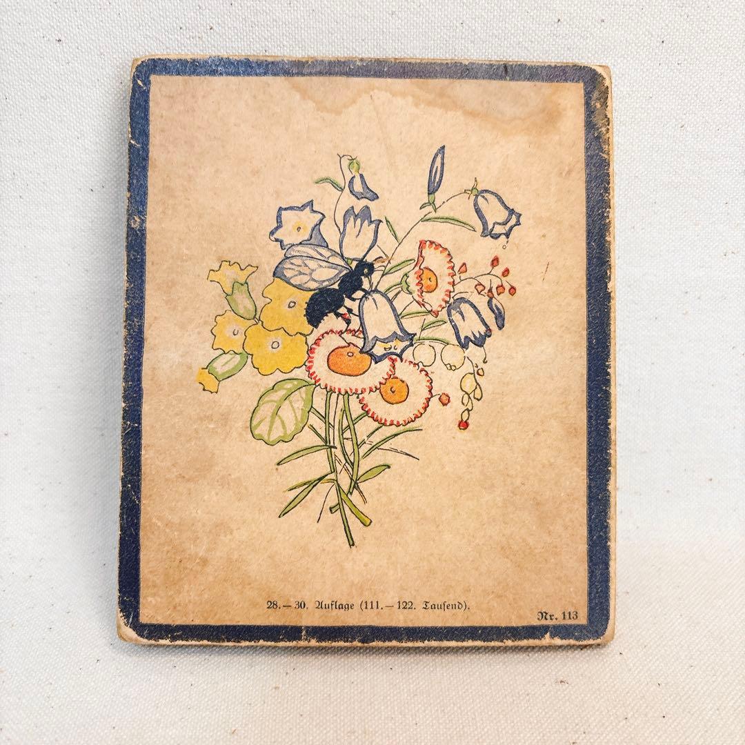 希少 洋書 ドイツのアンティーク絵本 森の結婚式 エルゼ・ヴェンツ じゃばら