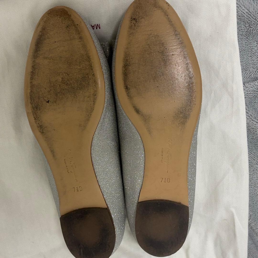 【Salvatore Ferragamo】バレエフラットシューズ 25cm相当