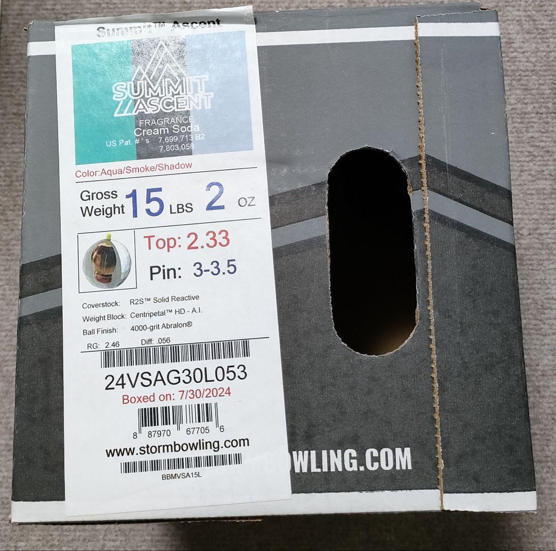 ストーム　サミットアセント 15ポンド　ゲーム数少　元箱有り