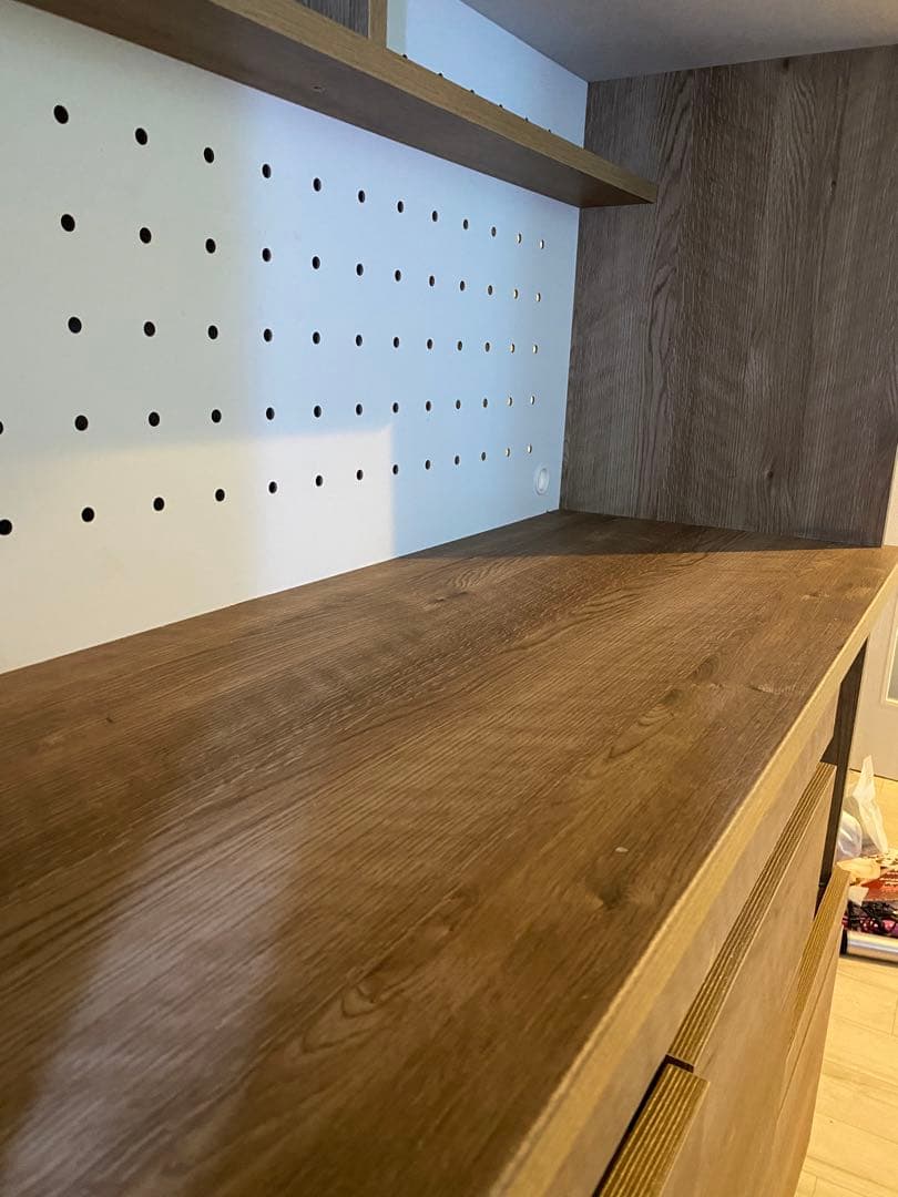 ロウヤ(大川家具)の120センチ食器棚(送料と組み立て料金込み)