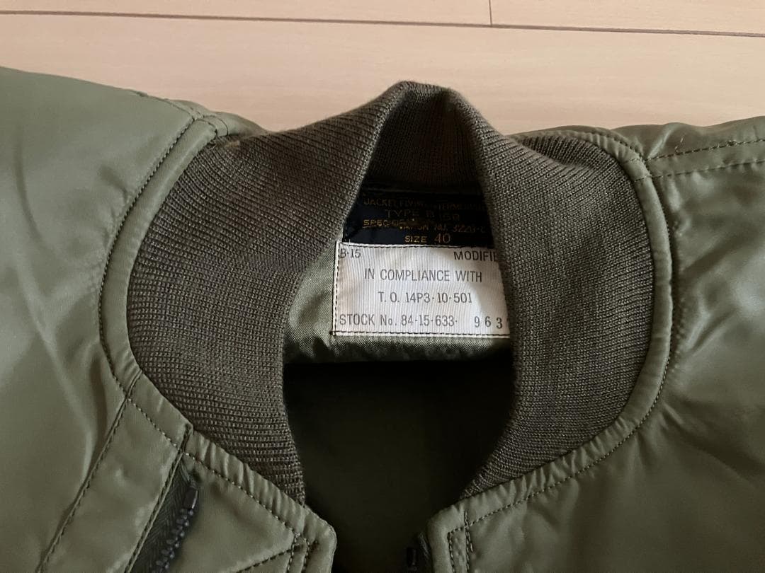 pherrow’s フェローズ B-15B MODフライトジャケット ma-1