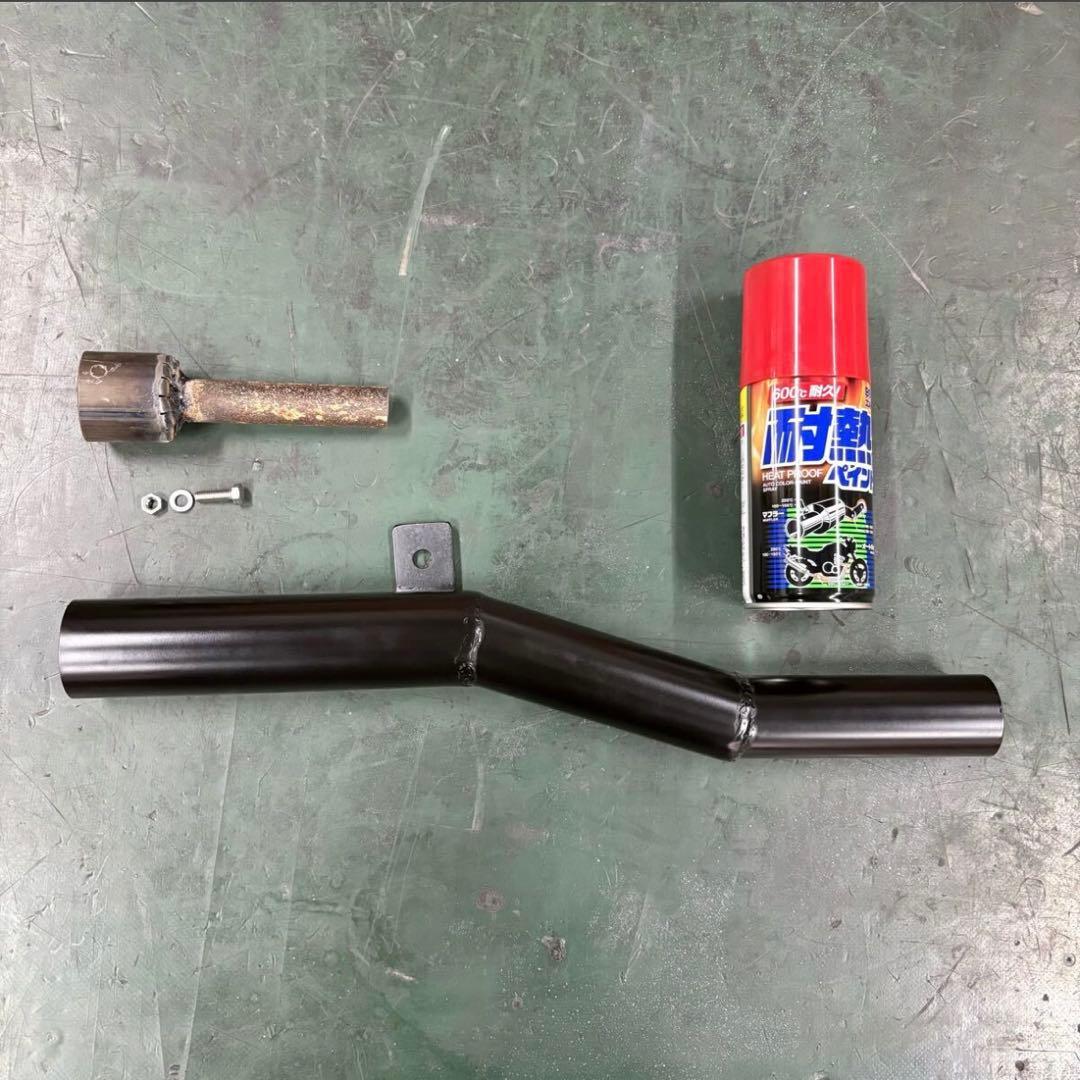 か*た様 エストレア250 ワンオフヨシムラ風ショート菅スリップオン