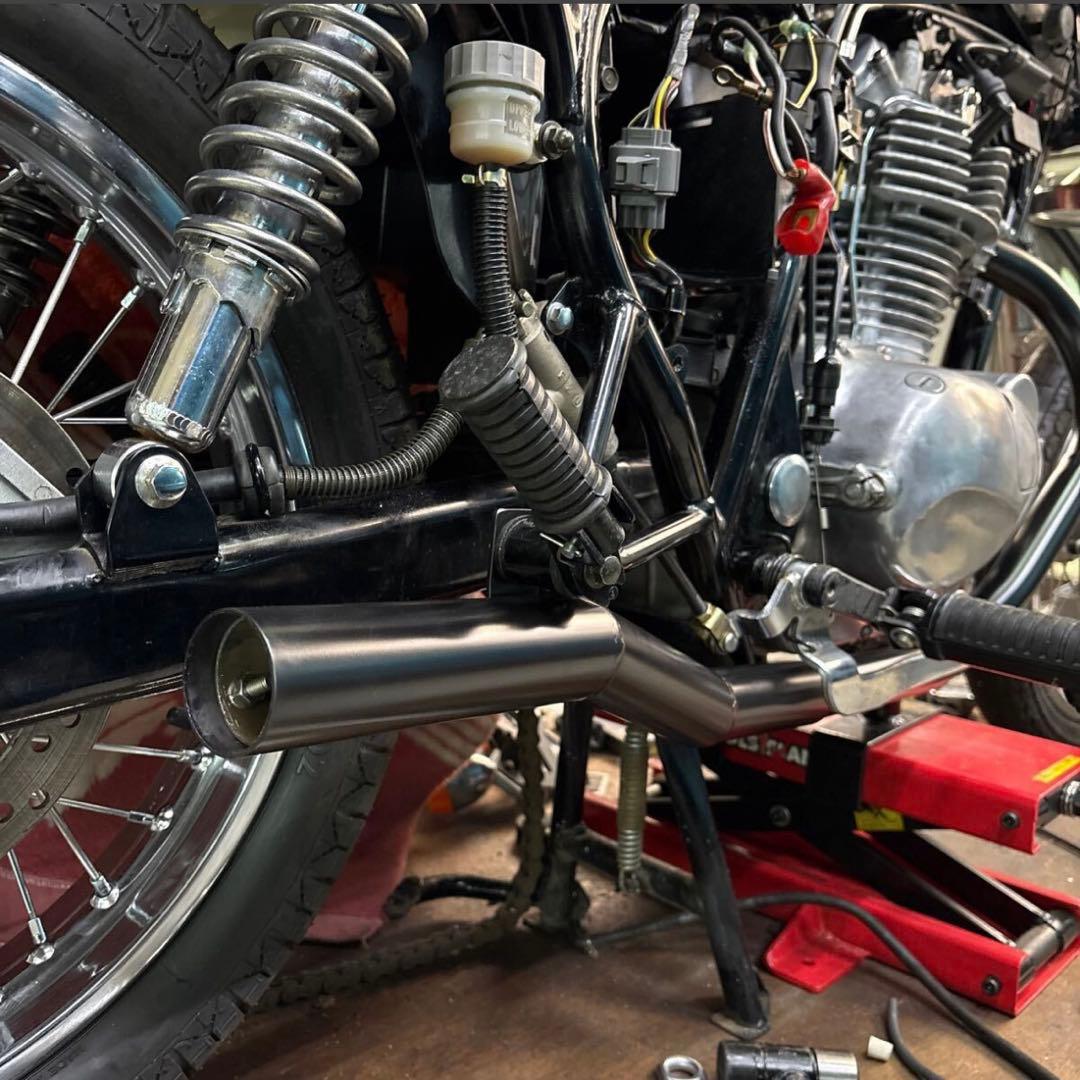 か*た様 エストレア250 ワンオフヨシムラ風ショート菅スリップオン