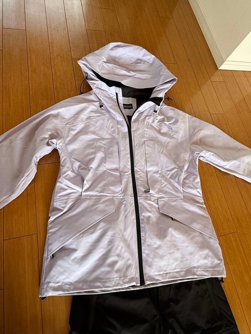 フード付きスノーボードウェアセット男女兼用