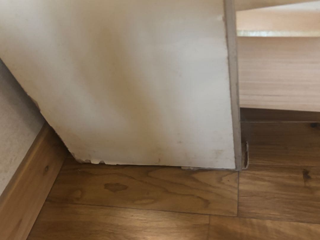 昭和レトロポップ　食器棚 アーチ型ガラス扉　オレンジ