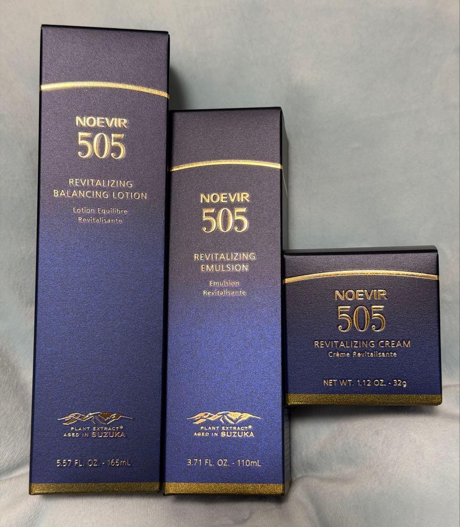 ノエビア 505 薬用スキンローション、薬用ミルクローション、薬用クリーム