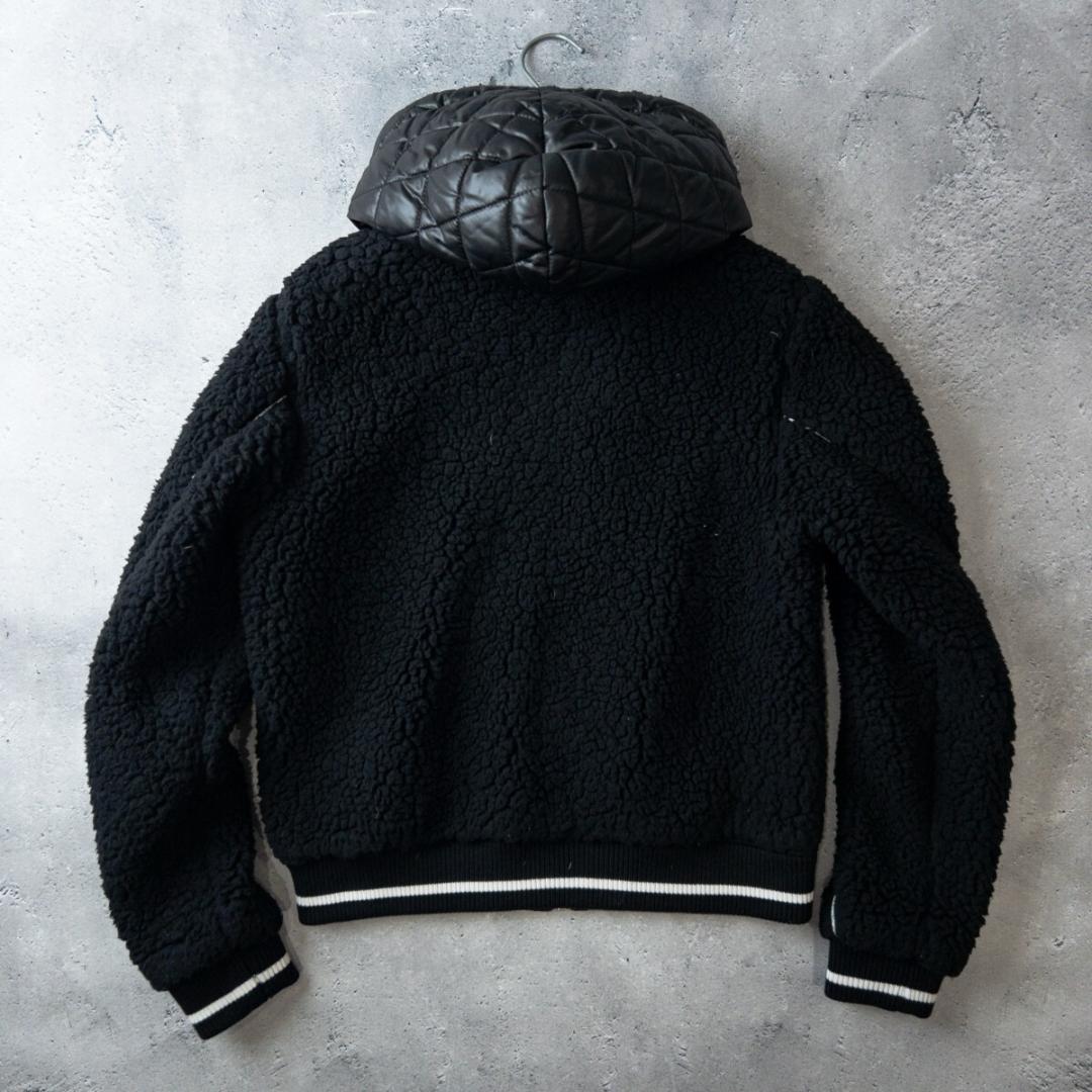 カステルバジャック キルティング ボア ジャケット ブルゾン 40 (M) 黒