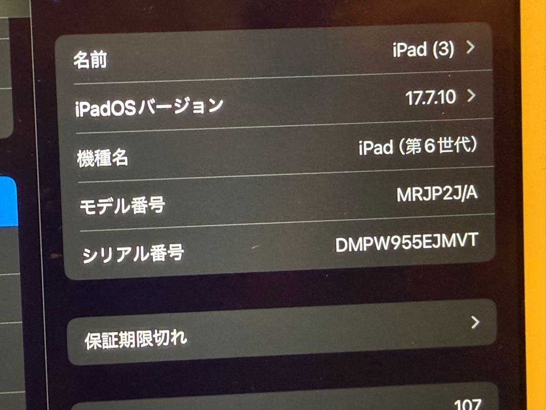 Apple iPad 第6世代 本体 128GB Wi-Fiモデル ゴールド