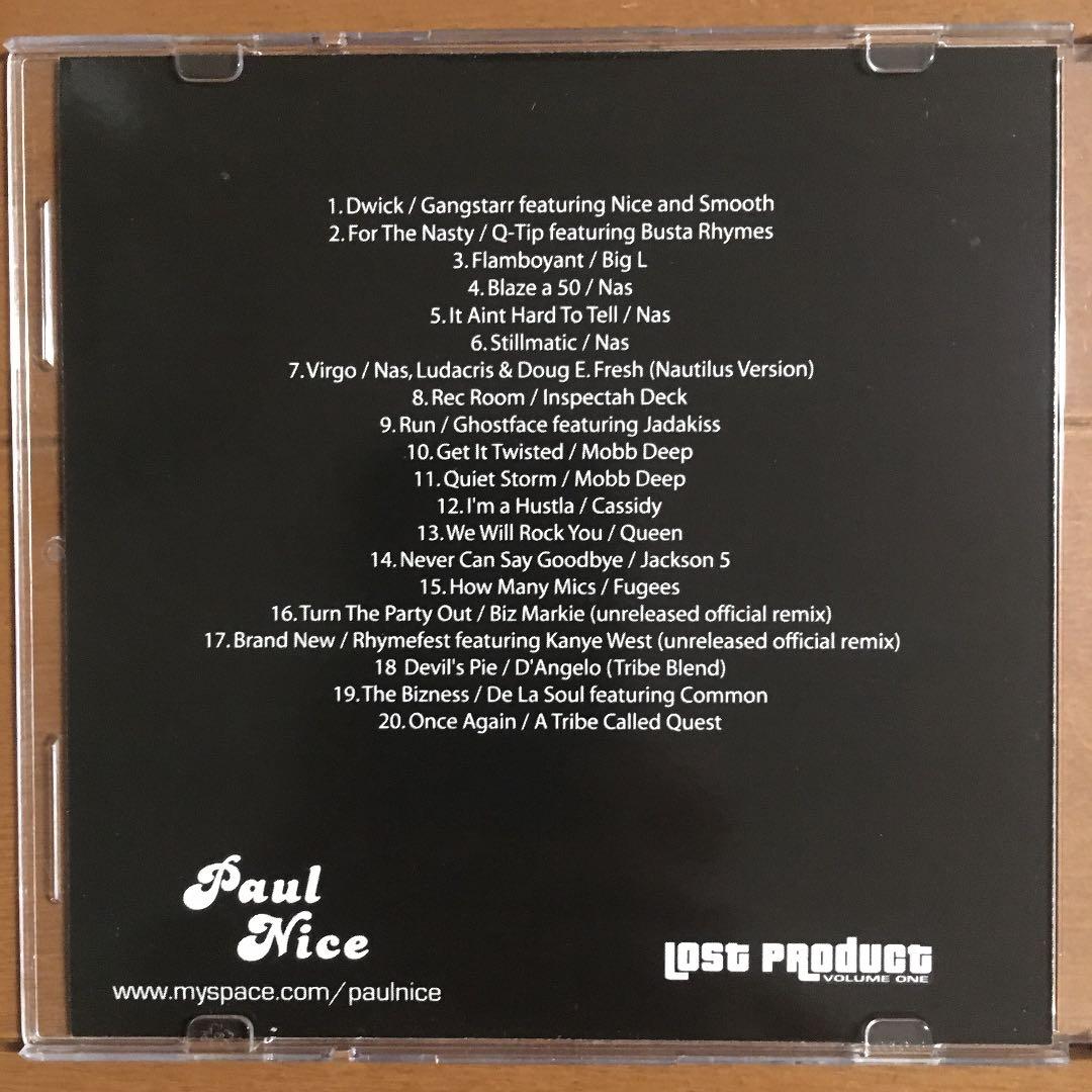 洋楽 PAUL NICE / LOST PRODUCT VOL.1