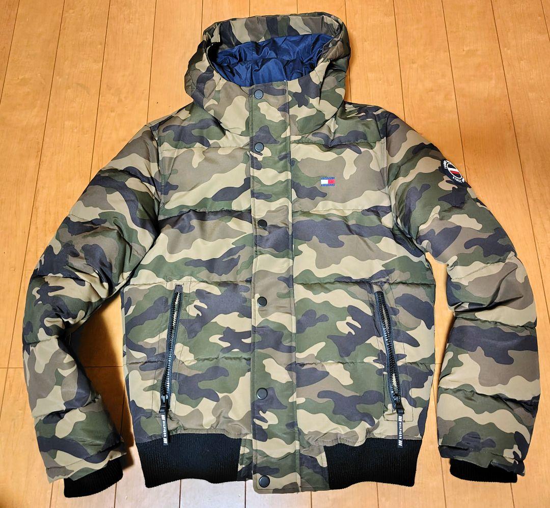 トミーフィルフィガー☆海外製・迷彩ダウンジャケット☆