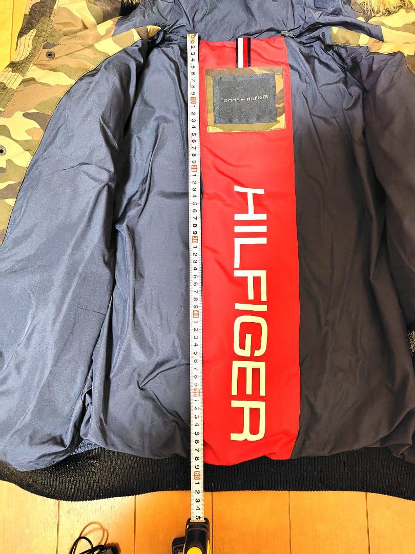 トミーフィルフィガー☆海外製・迷彩ダウンジャケット☆